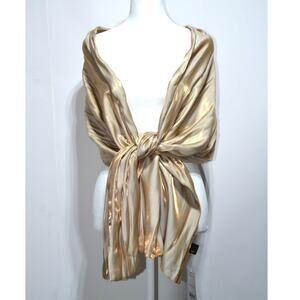 Relativity NWT Gold Shaw Shrug Scarf